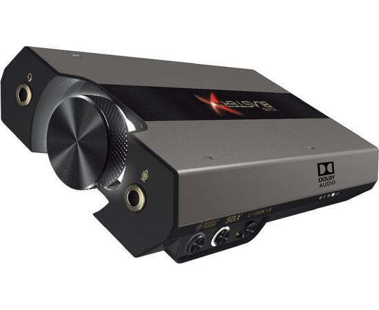  Внешняя звуковая карта Creative Sound BlasterX G6 USB3.0 Retail, 70SB177000000 