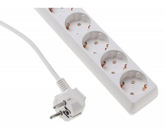  Сетевой удлинитель Buro BU-PS5.1/W 1.5м (5 розеток) белый 