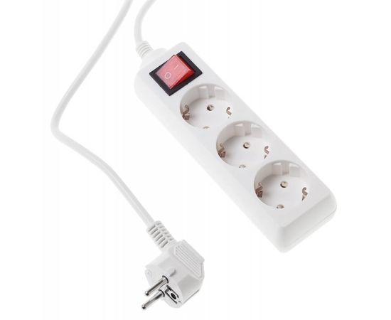  Сетевой удлинитель Buro BU-PS3.1/W 1.5м (3 розетки) белый 
