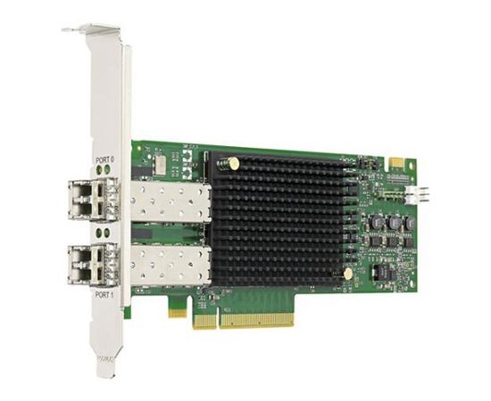  Сетевой адаптер Emulex LPe31002-M6   Gen 6 (16GFC), 2-port, 16Gb/s, PCIe Gen3, Upgradable to 32GFC 