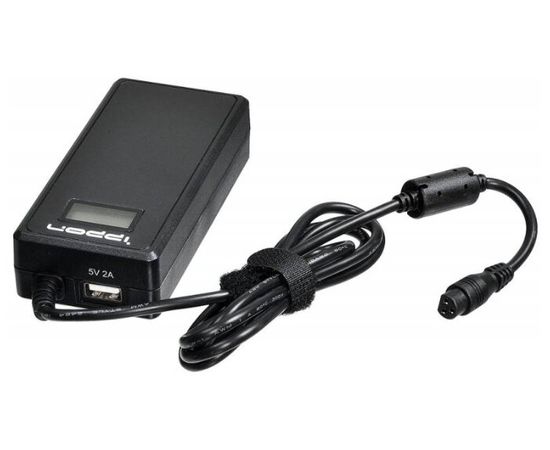  Блок питания Ippon (D90U) автоматический 90W 15V-19.5V 11-connectors 8A 1xUSB 2.1A от бытовой электросети LСD индикатор 