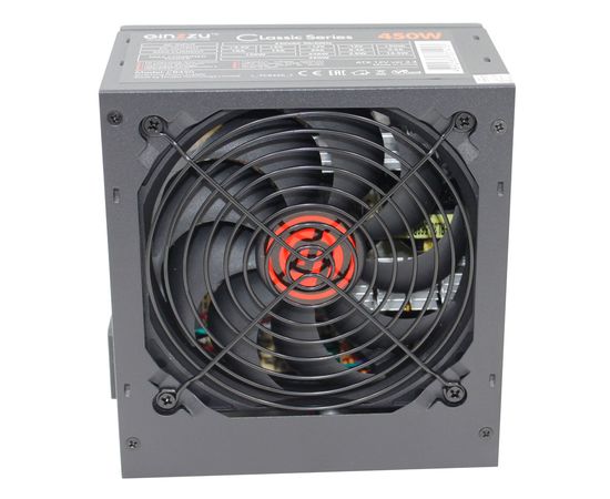  Блок питания Ginzzu CB450 12CM black 