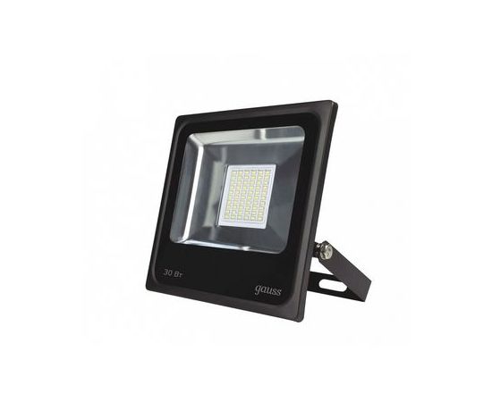  Прожектор Gauss 613100330 LED 30W 2100lm IP65 6500К черный 1/60 
