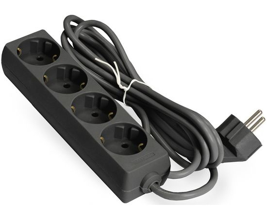  Удлинитель ExeGate ECE-4-5B EX285816RUS черный 4 евророзетки с заземлением, 5м 