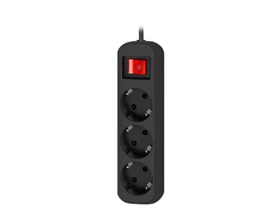  Удлинитель с заземлением DEFENDER G318 Выключатель, 1.8 м, 3 розетки 