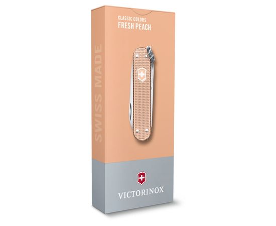  Нож перочинный Victorinox Classic Fresh Peach (0.6221.202G) 58мм 7функц. карт.коробка 