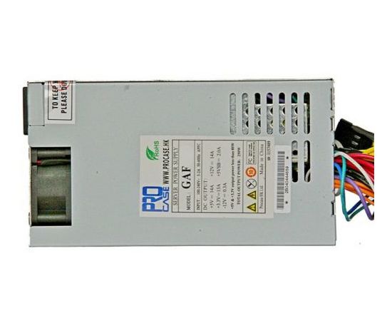  Блок питания Procase GAF300 1U FlexATX 1FAN (300W), 80+Bronze, 150*80*40mm,  +5B=14A, +12B=40A, +3,3B=13A, 5VSB=2A 