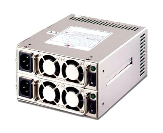  Блок питания EMACS MRW-6420P, 420W Mini Redundant 4U (PS2), (ШВГ=150*86*185) (B000480056) Brown Box 