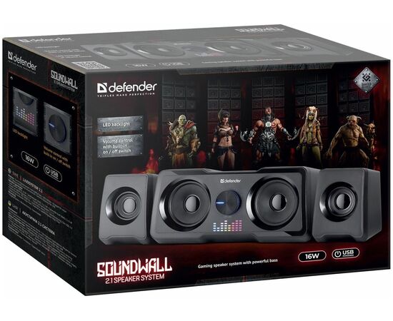  Акустическая система 2.1 DEFENDER SOUNDWALL (65214) 