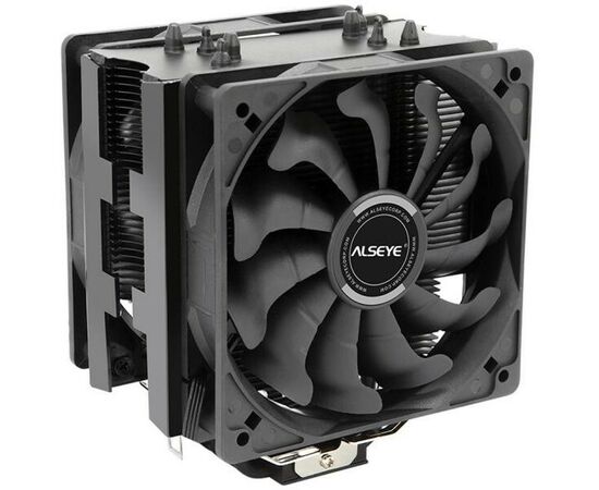  Кулер Alseye S120D-B Universal, TDP 135W, 2x120FAN, 4 heat pipe, PWM, RTL 