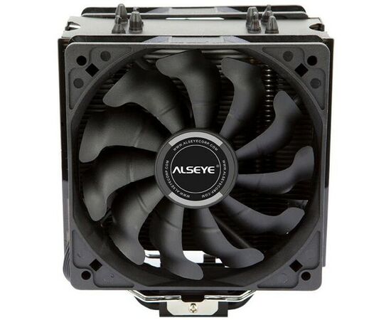  Кулер Alseye S120D-B Universal, TDP 135W, 2x120FAN, 4 heat pipe, PWM, RTL 