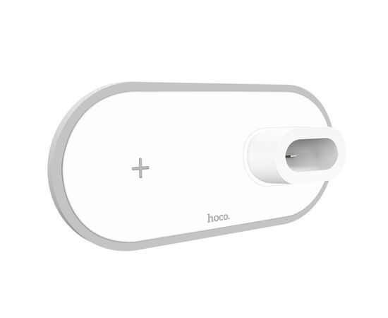  ЗУ Сетевое Беспроводное Hoco CW21 Wisdom 3-in-1 (white) 