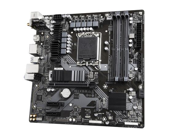  MB s1700 Gigabyte B760M DS3H AX DDR4, Intel B760, 4xDDR4-3200 МГц, 1xPCI-Ex16, 2xM.2, Micro-ATX 
