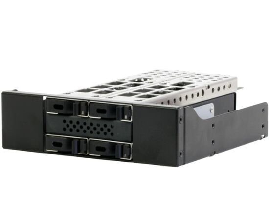  Корпус Procase N2-104-M2-BK 4*M.2 NVMe Gen3 SSD(length 2242/2260/2280),PCIe x4 NVMe and PCIe-AHCI M.2 SSD (черный) hotswap mobie rack module 