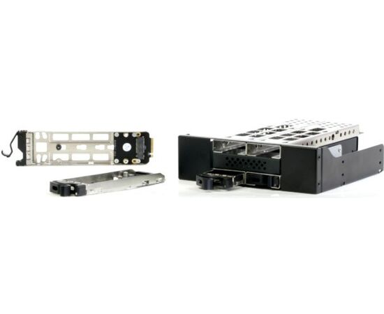  Корпус Procase N2-104-M2-BK 4*M.2 NVMe Gen3 SSD(length 2242/2260/2280),PCIe x4 NVMe and PCIe-AHCI M.2 SSD (черный) hotswap mobie rack module 