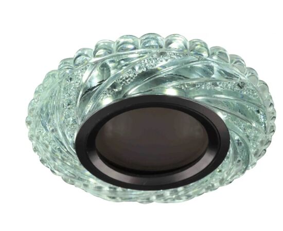  Светильник HIPER (H068-1) встраиваемый  прозрачный круглый MR16+3Вт LED диаметр 9,5см LED + GU5.3 