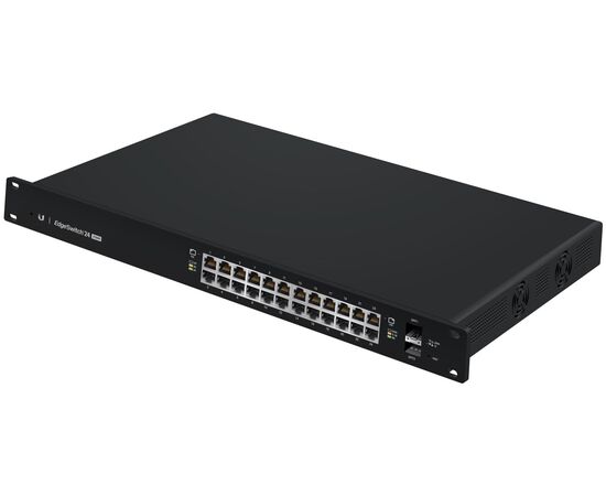  Коммутатор Ubiquiti EdgeSwitch 24-250W (ES-24-250W) 24 порта, раздача питания 24/48В на всех портах, суммарная мощность 250W (728565) (022241) 