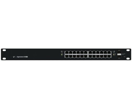  Коммутатор Ubiquiti EdgeSwitch 24-250W (ES-24-250W) 24 порта, раздача питания 24/48В на всех портах, суммарная мощность 250W (728565) (022241) 
