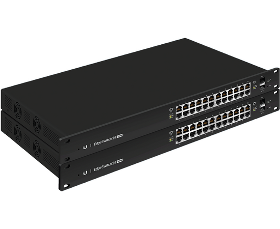  Коммутатор Ubiquiti EdgeSwitch 24-250W (ES-24-250W) 24 порта, раздача питания 24/48В на всех портах, суммарная мощность 250W (728565) (022241) 