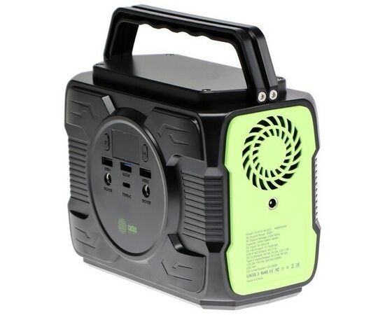  Внешний аккумулятор Cactus CS-PCS144-EC5 40000mAh 2.1A 2xUSB черный/зеленый 