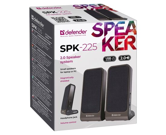  Компьютерная акустика Defender SPK-225 (black) (212605) 
