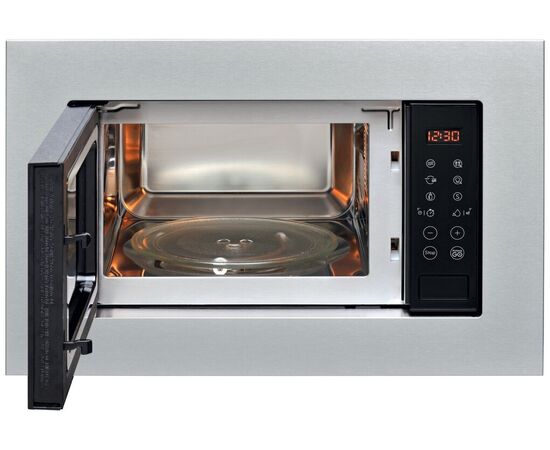  Встраиваемая микроволновая печь Indesit MWI 120 GX 20л серебристый/черный 