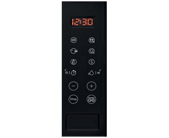  Встраиваемая микроволновая печь Indesit MWI 120 GX 20л серебристый/черный 