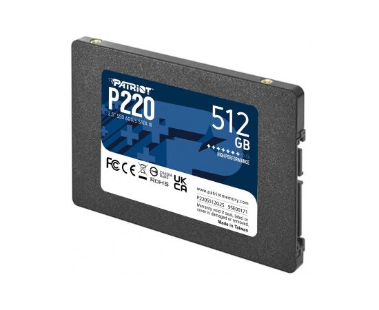  SSD Patriot P220 P220S512G25 SATA III 512Gb 2.5" 