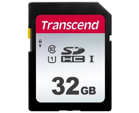  Карта памяти Transcend TS32GSDC300S SDHC 300S, 32GB UHS-I Class U1 
