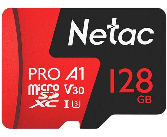  Карта памяти Netac P500 Extreme Pro 128GB NT02P500PRO-128G-S retail version w/o SD adapter 