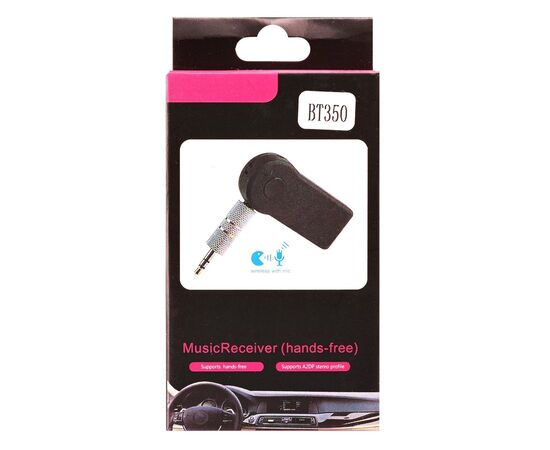  Bluetooth адаптер - BR-01 (BT350)  mini jack 3,5 мм, micro USB (Micro USB/USB) (black) (117523) 