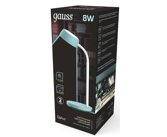  Светильник Gauss GT6023 на подставке бирюзовый 8Вт 