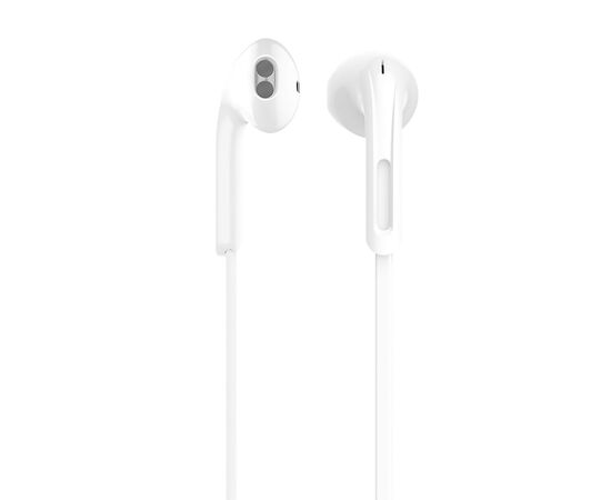  Проводные наушники с микрофоном вкладыши Hoco M39 Rhyme sound Jack 3,5 (white) (95225) 