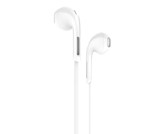  Проводные наушники с микрофоном вкладыши Hoco M39 Rhyme sound Jack 3,5 (white) (95225) 
