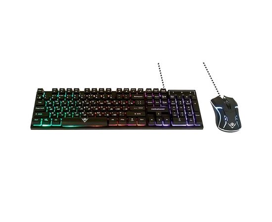  Проводной набор Nakatomi KMG-2305U Gaming мембранная, игровой клавиатура с подсветкой+мышь ((133009) 