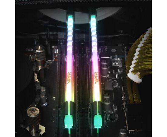  ОЗУ Patriot Memory DDR 4 DIMM 32Gb PC28800, 3600Mhz, CL20, PATRIOT Viper Steel RGB (PVSR432G360C0) (retail) 