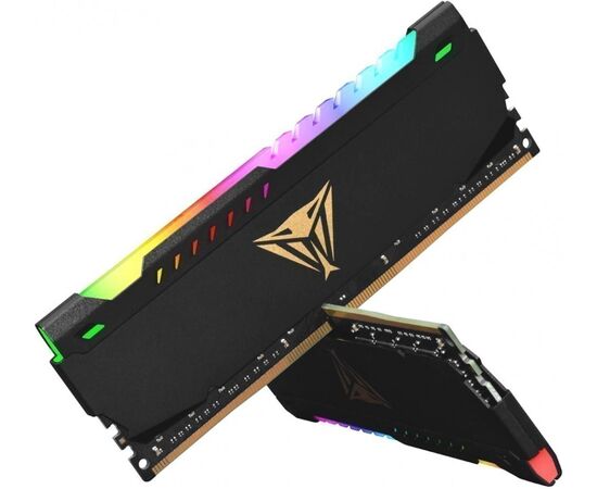  Оперативная память Patriot Memory DDR 4 DIMM 64Gb (32Gbx2) PC25600, 3200Mhz, CL18, PATRIOT Viper Steel RGB (PVSR464G320C8K) (retail) 