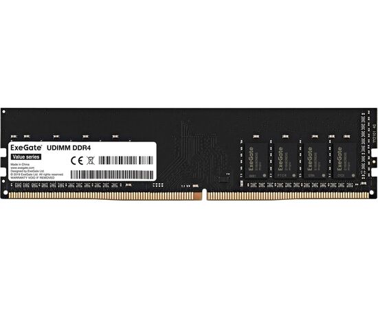  ОЗУ ExeGate EX283084RUS Value DIMM DDR4 4GB PC4-19200 2400MHz 