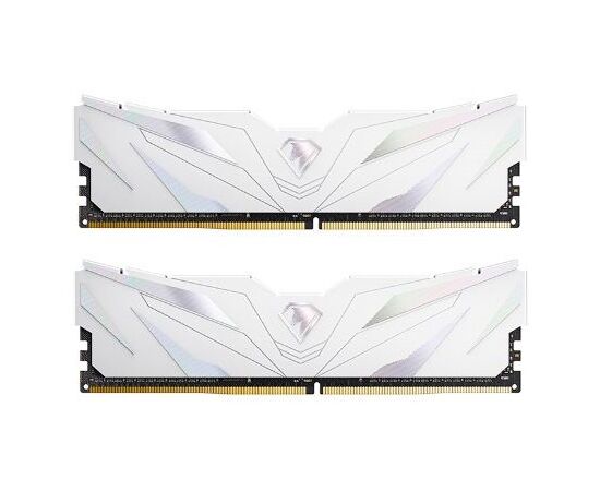  ОЗУ Netac Shadow II (NTSWD4P32DP-32W)DDR 4 DIMM 32Gb (16Gbx2) PC25600, 3200Mhz, C16 White, с радиатором 