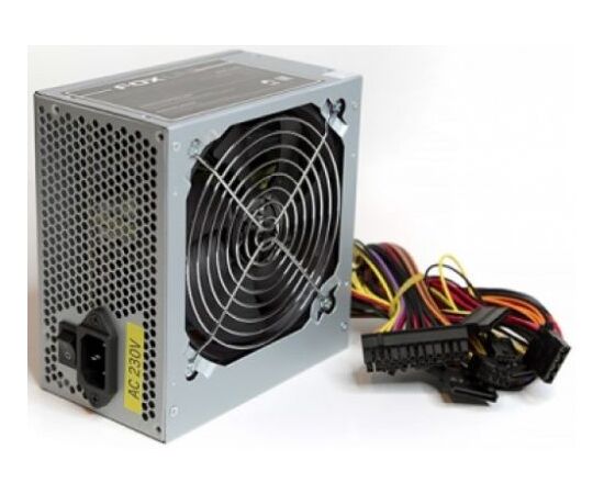  Блок питания Foxline FL500S-80 Power Supply 500W, ATX, APFC, 120FAN, CPU 8(4+4)pin, MB 24pin, PCI-E 6+2pin, 1*PATA, 3*SATA, 80+ 