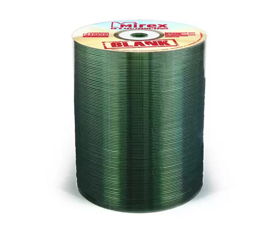  Диск CD-R Mirex (UL120030A8T) 700 Mb, 48х, Shrink (100), Blank (100/500) 