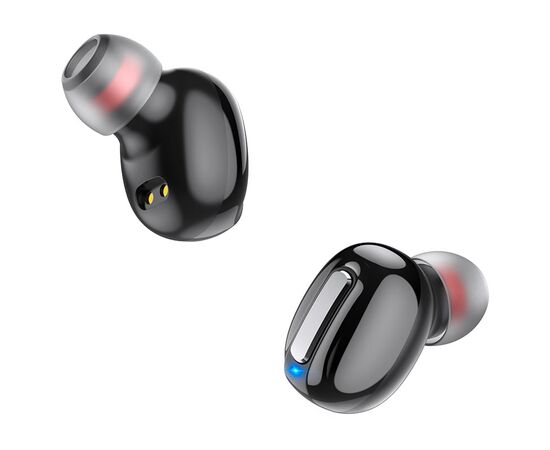  Наушники внутриканальные Borofone BE55, Perfect, пластик, микрофон, bluetooth 5.1, LED-экран, цвет: чёрный (1/99) 