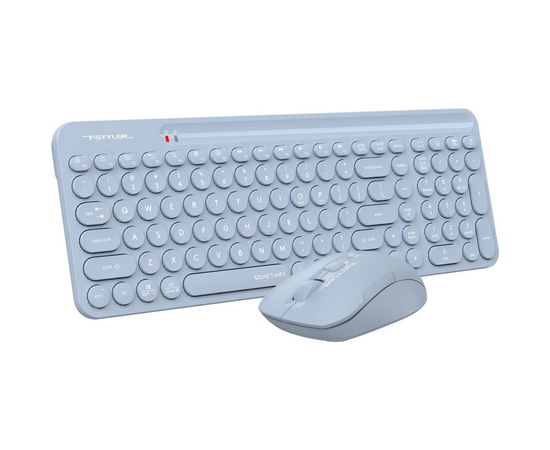  Клавиатура + мышь A4Tech Fstyler FG3300 Air (FG3300 Air Синий) клавиатура синий мышь синий USB беспроводная slim Multimedia 
