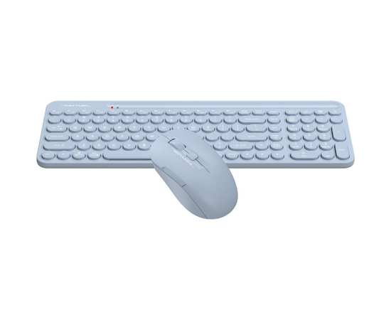  Клавиатура + мышь A4Tech Fstyler FG3300 Air (FG3300 Air Синий) клавиатура синий мышь синий USB беспроводная slim Multimedia 