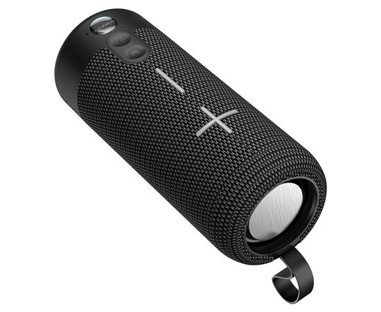  Колонка портативная Borofone, BR19, Euphony, Bluetooth, пластик, FM, TF, SD, TWS, подсветка, цвет: чёрный (1/72) 