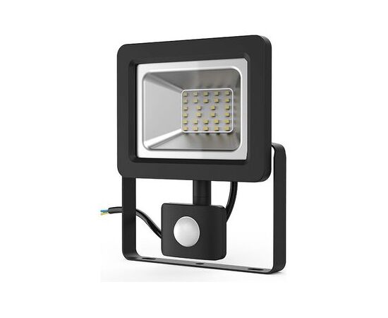  Прожектор Gauss 628511330 Elementary LED 30W 2100lm IP65 6500К с датчиком движения 1/24 