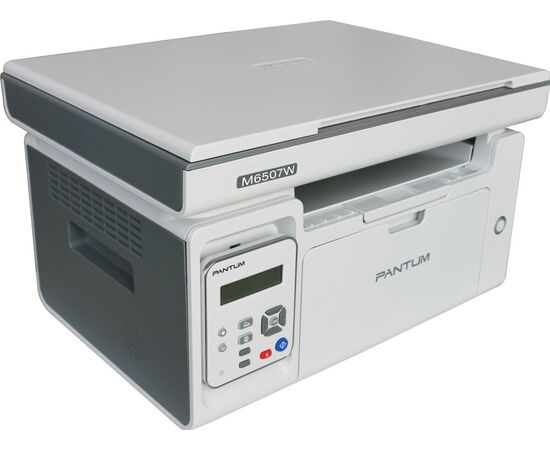  Pantum M6507, МФУ, А4, лазерная ч.б., 22 стр/мин, 1200 x 1200 dpi, 128Мб RAM, лоток 150 стр, USB, серый 