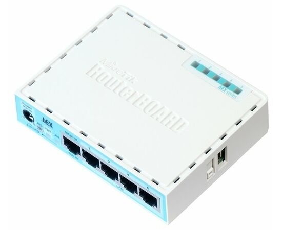  MikroTik RouterBOARD RB750GR3 (hEX) Маршрутизатор гигабитный, 5x Gigabit Ethernet, MT7621A Dual Core 880MHz CPU, 256MB RAM, USB, microSD, RouterOS L4 