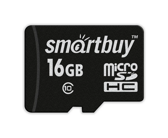  MicroSD  16GB  Smart Buy Class 10 UHS-I + SD адаптер 