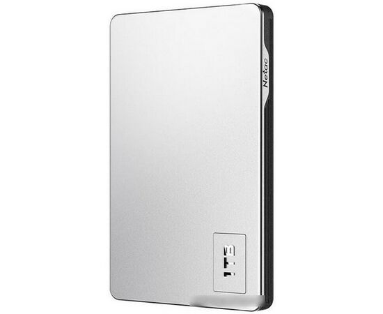  Внешний HDD  Netac  1 TB K338  серебро/серый, 2.5", USB 3.0 